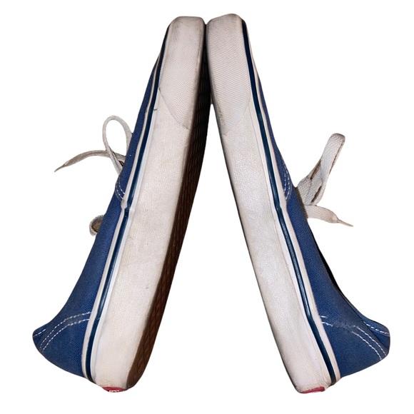 VANS The Authentic Cornflower Blue #44 Deck Shoes Low Top Sneakers Size 5.5 / 7 - Picture 8 of 12